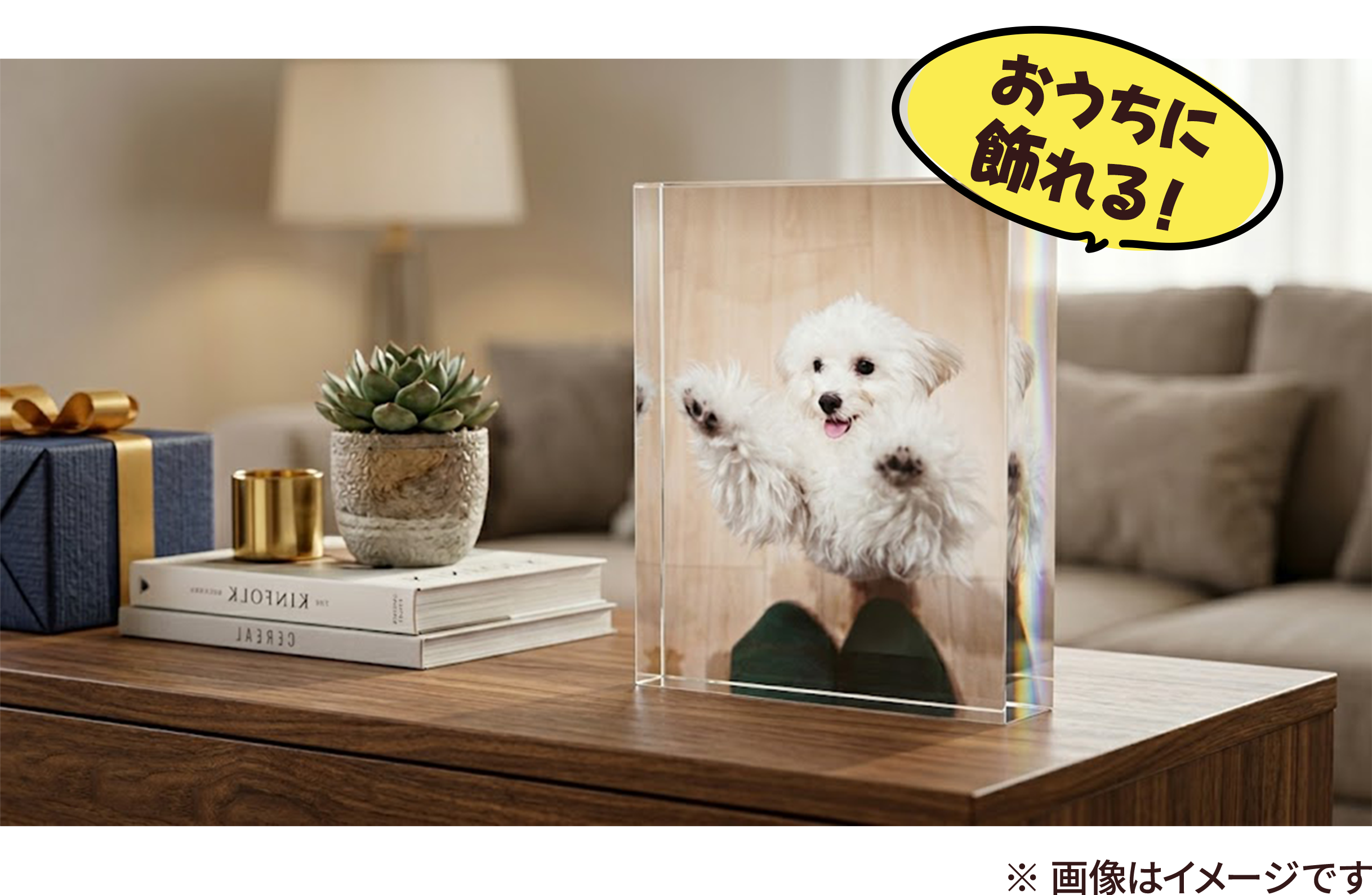 アクリルブロックのイメージ写真